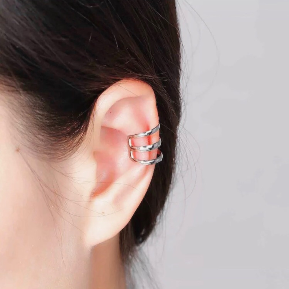 “Raina” Banded No Pierce Boho/Indie Cute Ear Cuff - Picture 4 of 12